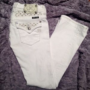 Miss Me White Jeans Size 27